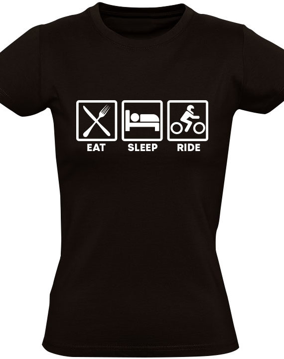 eat-sleep-ride-dames-t-shirt