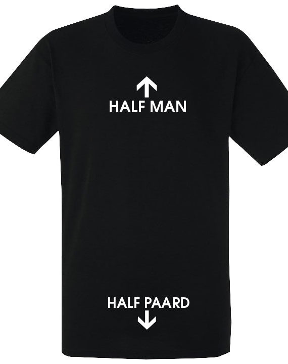 half-man-half-paard-heren-shirt