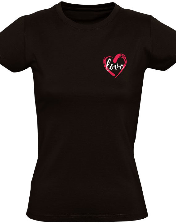 love-shirt-dames-zwart